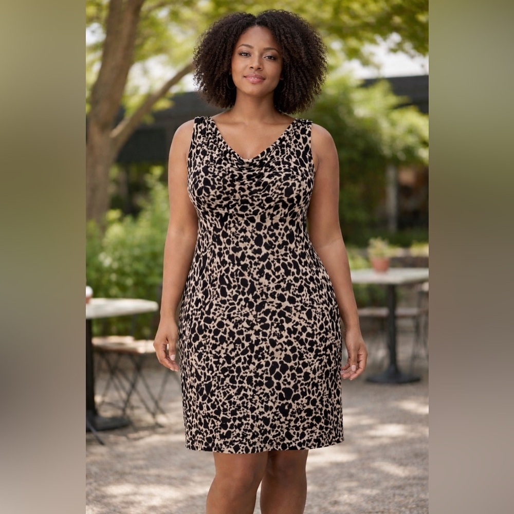 John Studio size 12 leopard print